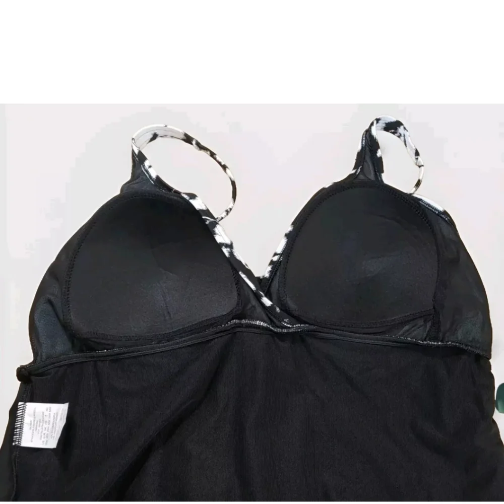 Swim Solutions Fly Away Tummy Control Swim Dress Woman Plus 18W Wireless New - Picture 9 of 12